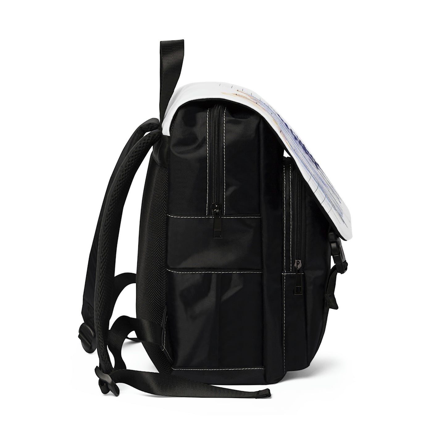 "Blue Cityscape" Backpack