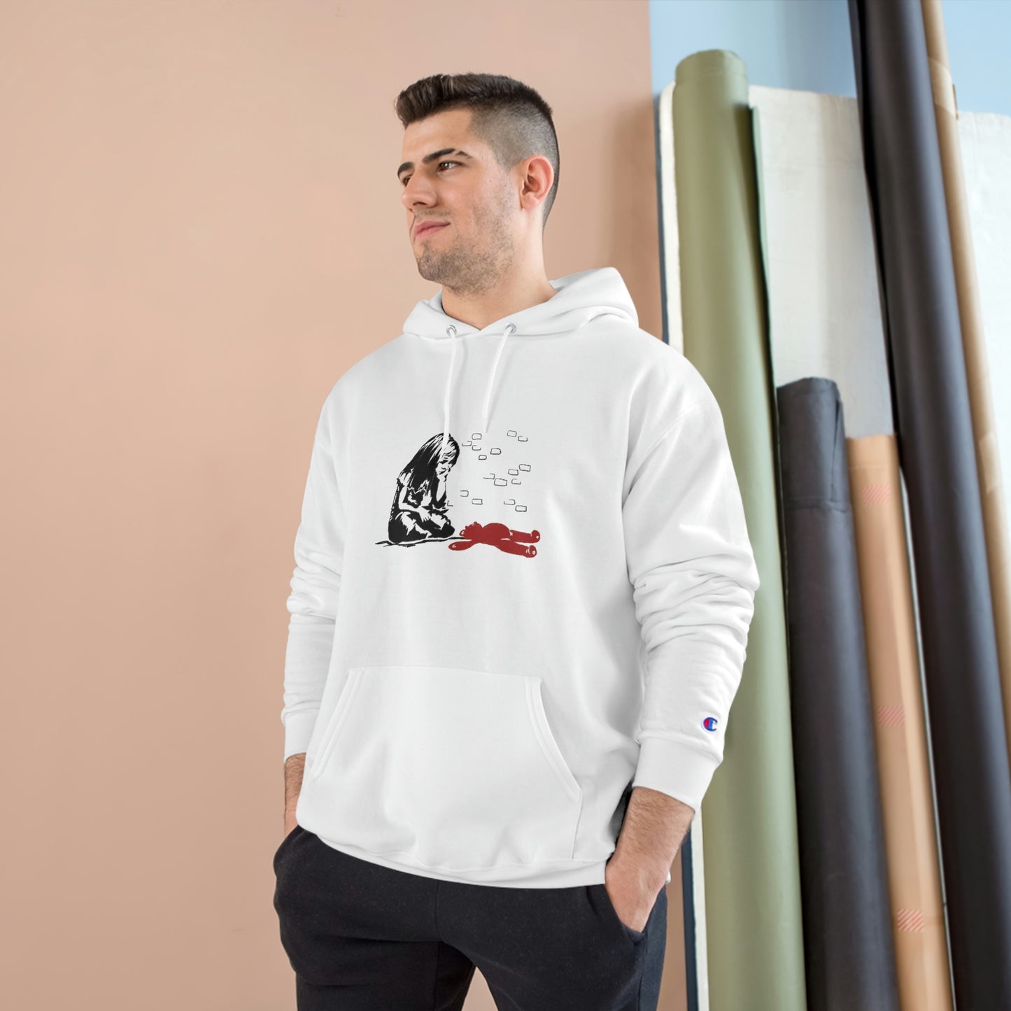 "Death of Teddy" Champion Hoodie