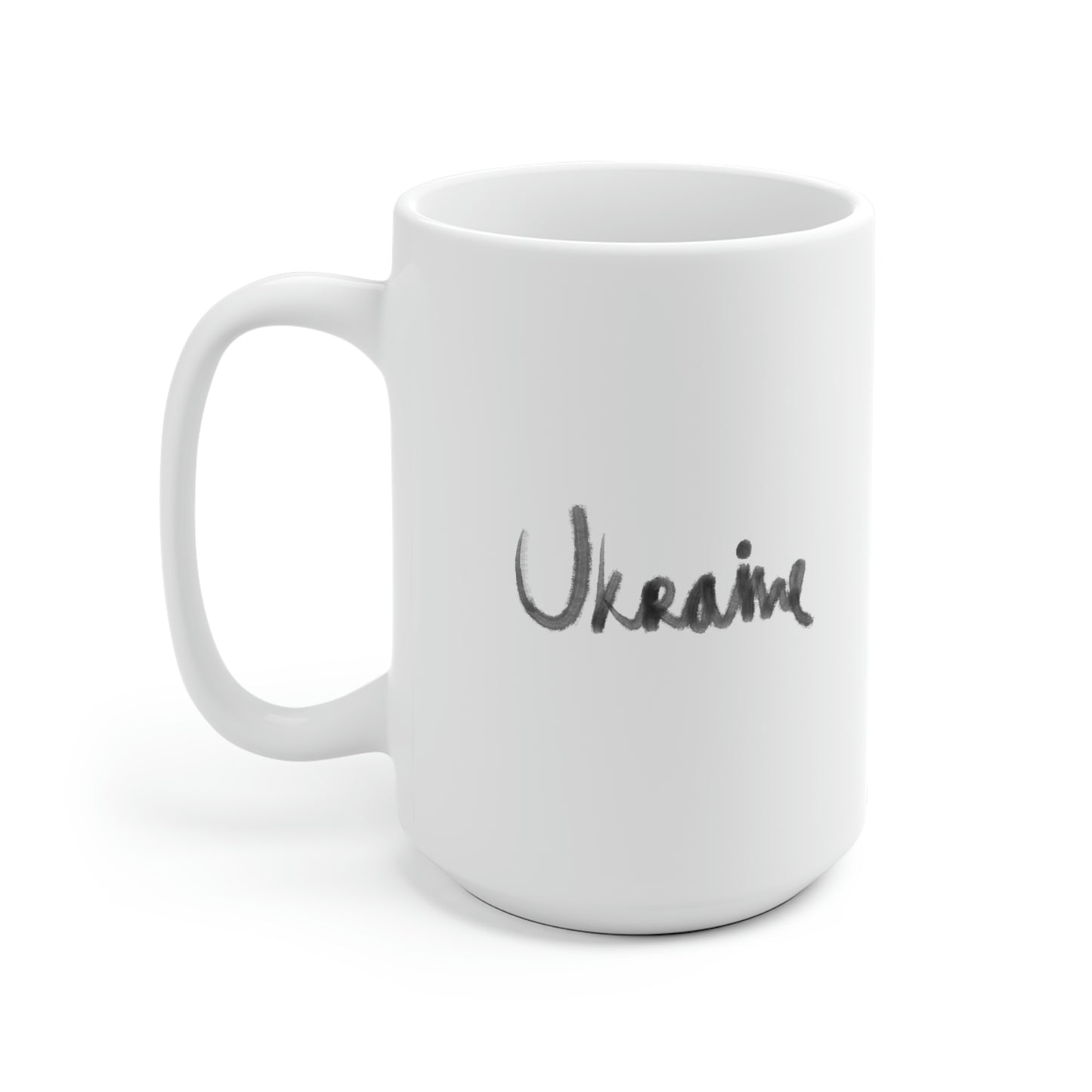 "Be Free Ukraine" White Ceramic Mug