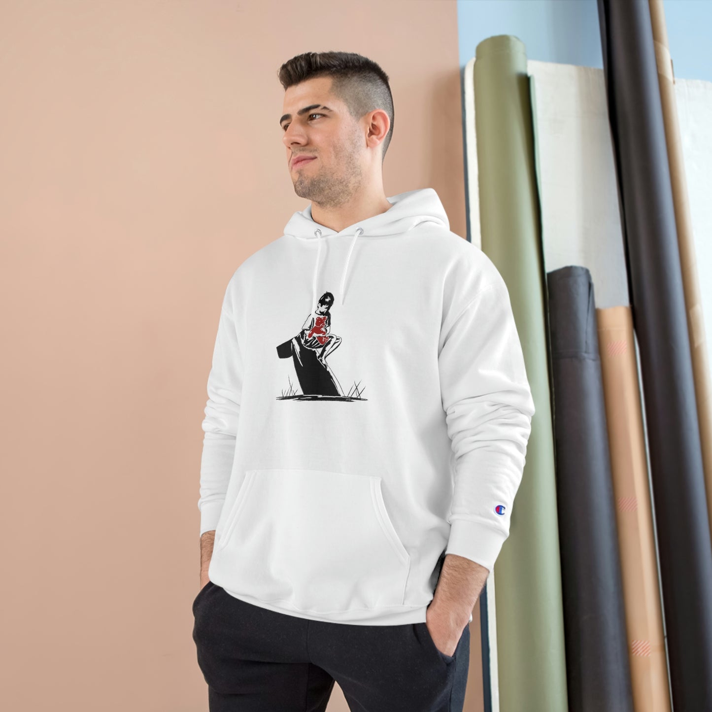 "Backyard Missile" Champion Hoodie