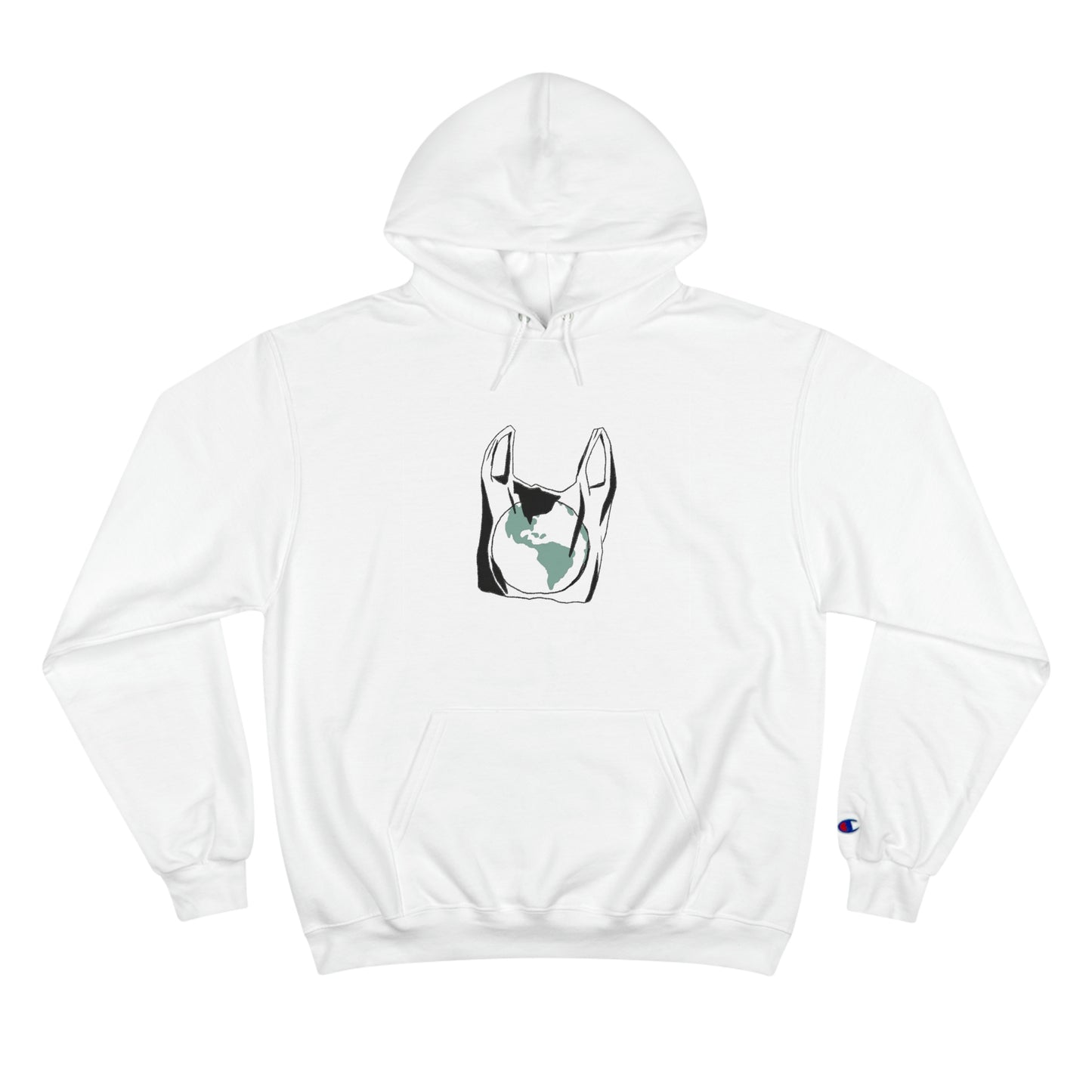 "Plastic Earth" Champion Hoodie