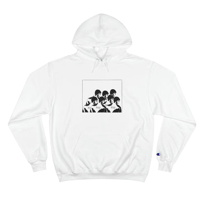 "Barcode Crowd" Champion Hoodie