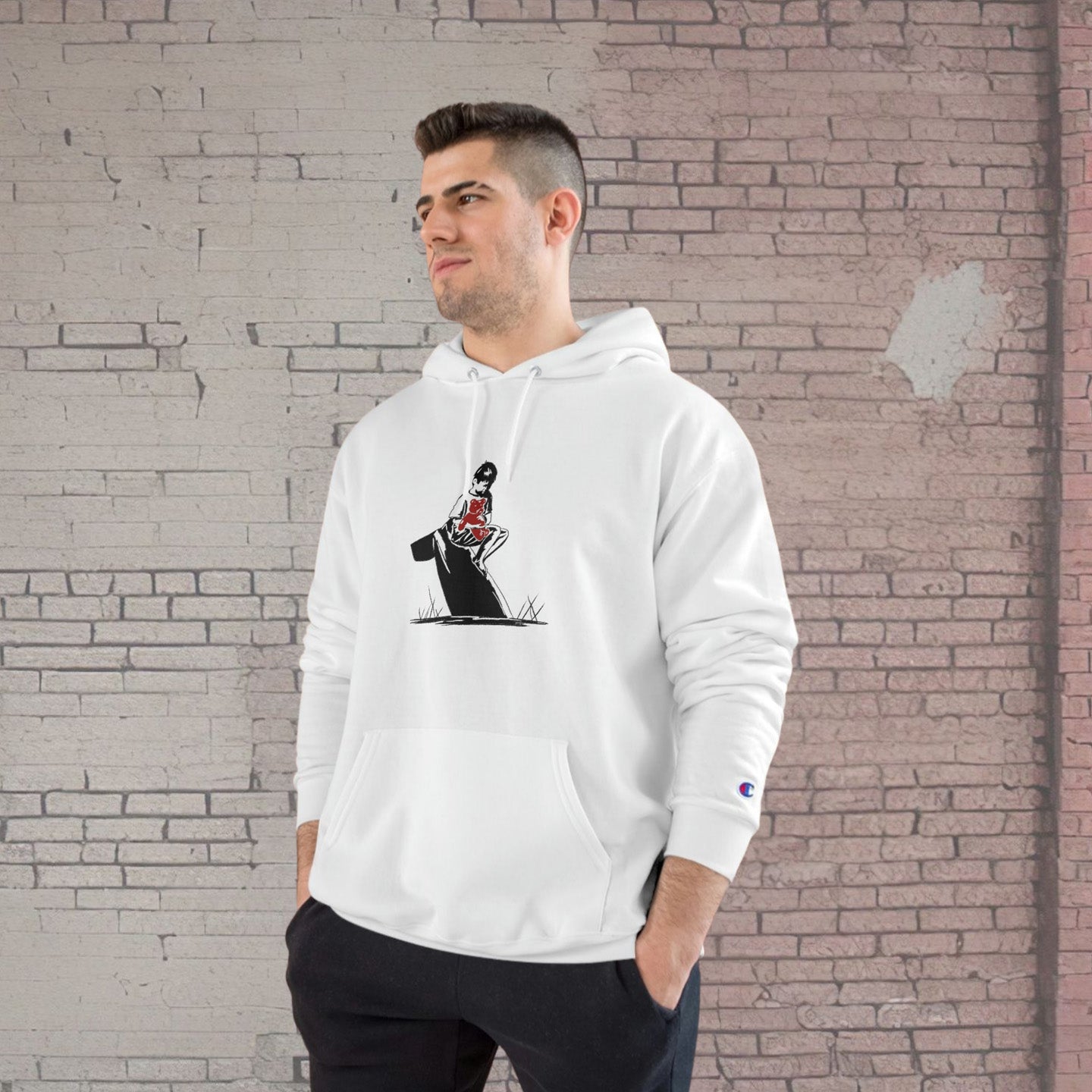 "Backyard Missile" Champion Hoodie