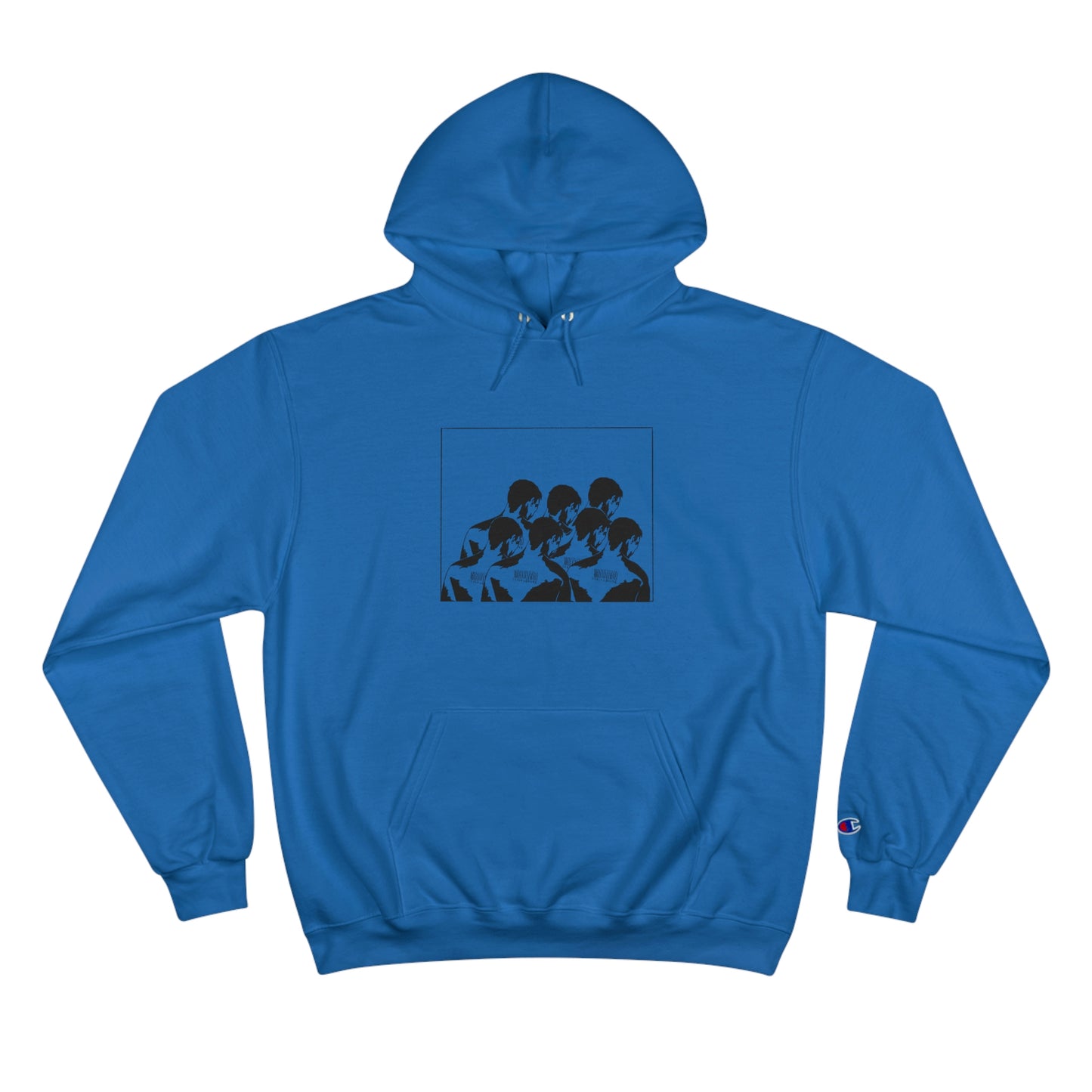 "Barcode Crowd" Champion Hoodie