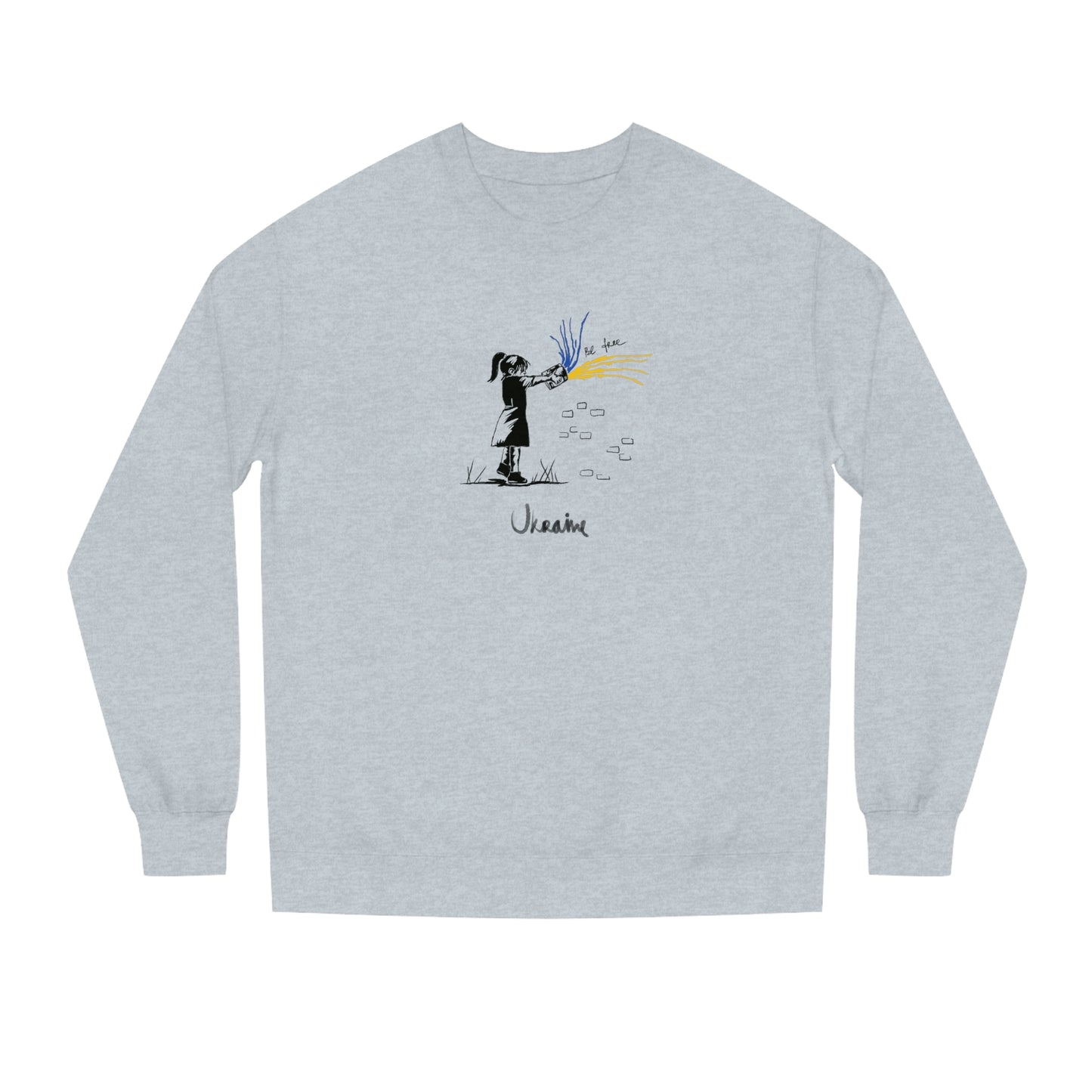 "Be Free Ukraine" Unisex Sweatshirt