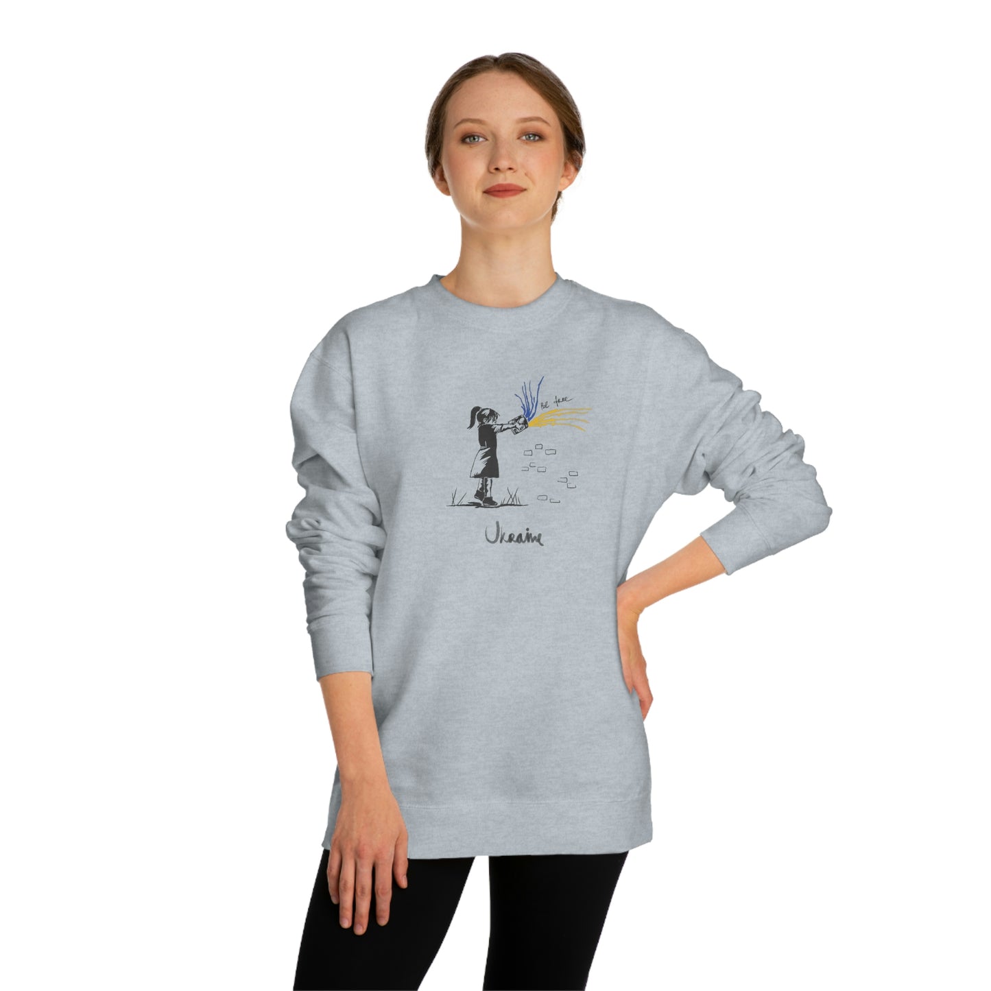 "Be Free Ukraine" Unisex Sweatshirt