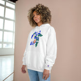"Puzzled Hair" Champion Hoodie
